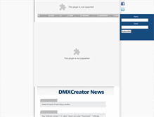 Tablet Screenshot of dmx512.ch
